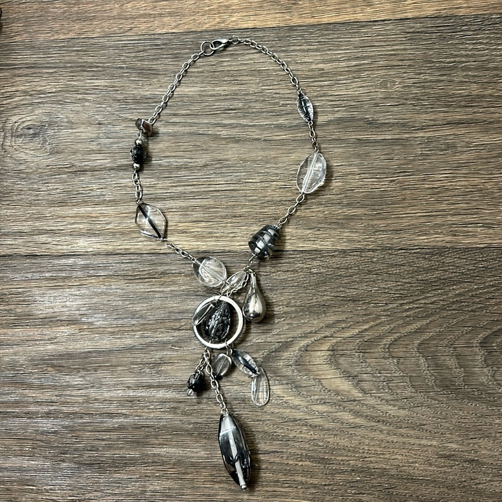 Beaded statement necklace